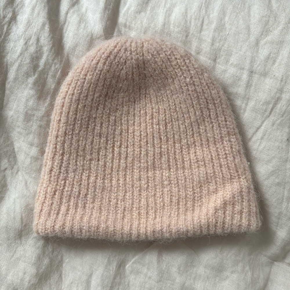 Madewell Light Pink Knit Beanie